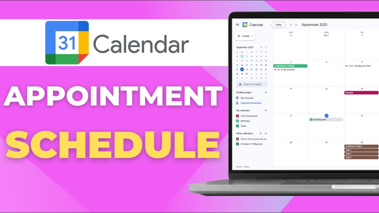 How to Use Appointment Schedule in Google Calendar - YouTube
