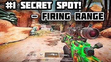 Only 1% people know this hidden spot in COD Mobile | Secret spot in firing range | codm hidden spots