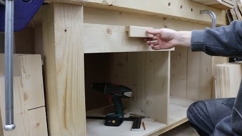 Workbench - Building drawers Part 3