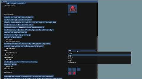 Json Database Editor using Dear ImGui
