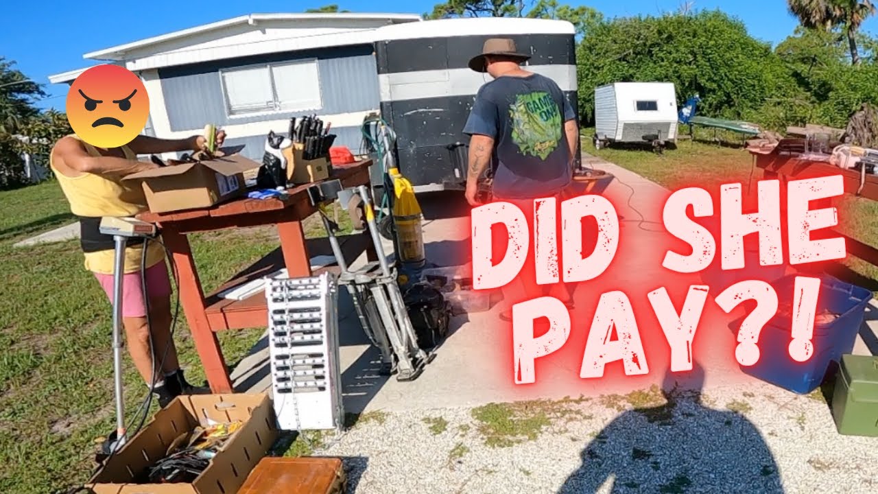 ACCUSED OF STEALING AT THE GARAGE SALE - YouTube