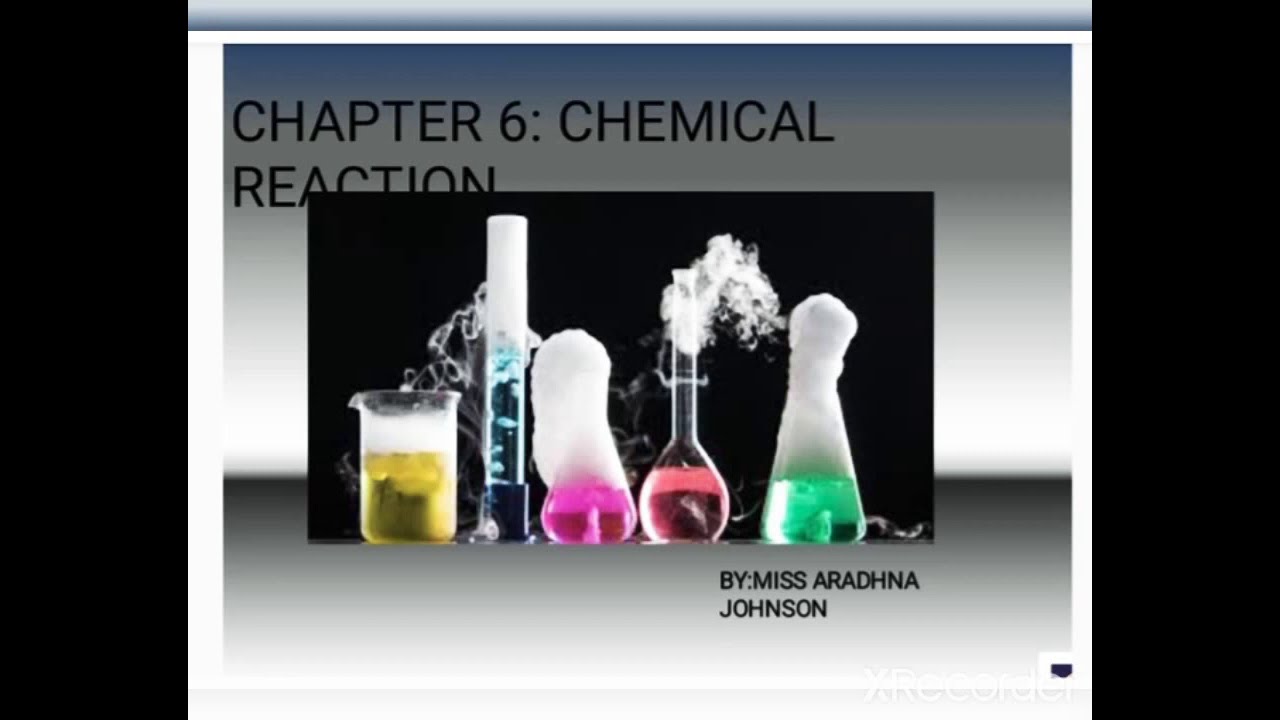 Class 8:chapter 6:chemical reaction - intro