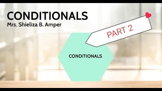 Conditionals Part 2