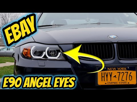 bmw-e90-led-angel-headlights