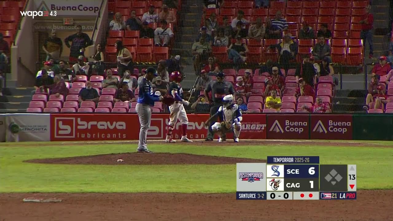 09/01/26🎥Liga de Béisbol Profesional Roberto Clemente🇵🇷: Cangrejeros Santurce 🆚 Criollos Caguas ⚾️