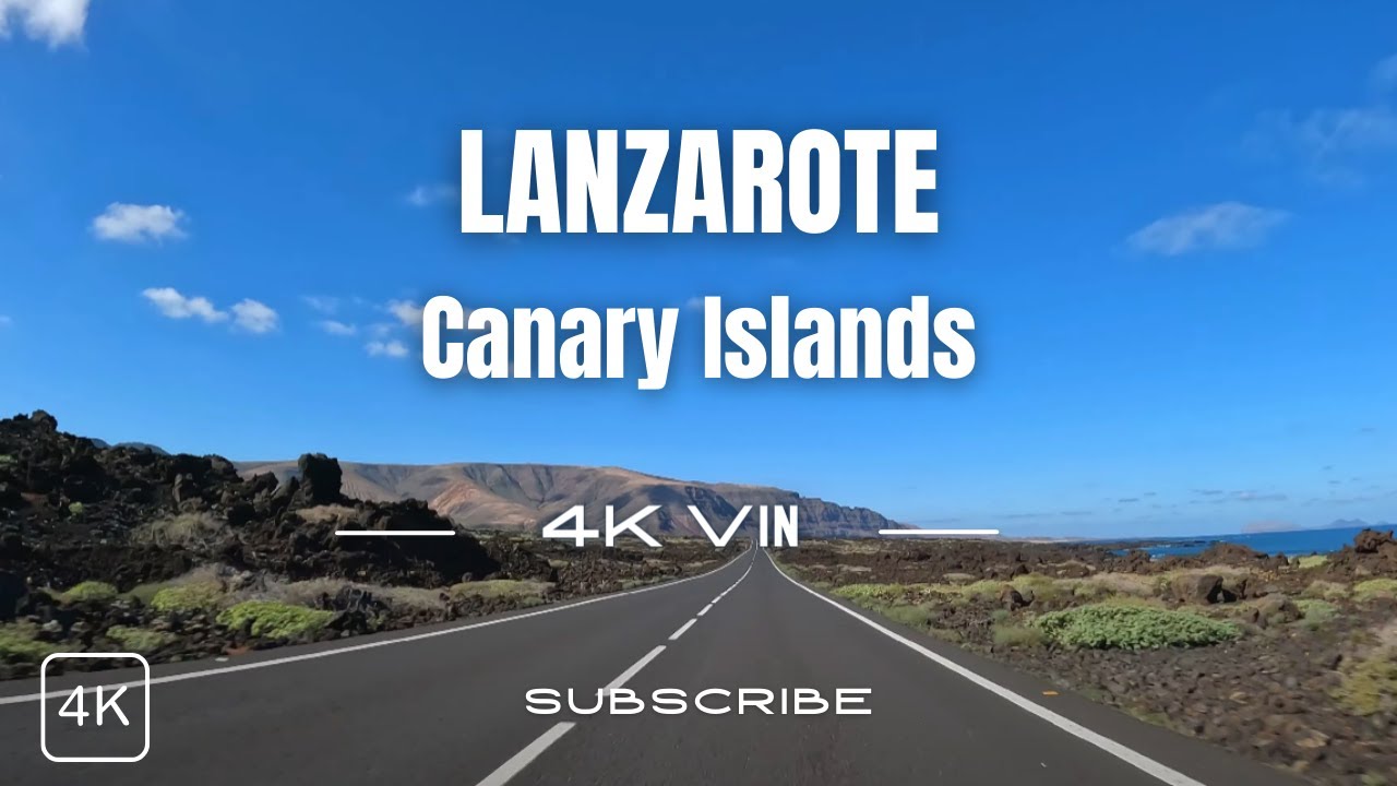 Driving on Another Planet - Lanzarote, Canary Islands [4K]
