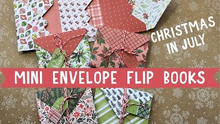 Mini Christmas Envelope Flip Books 🎄💕 Christmas in July 2022