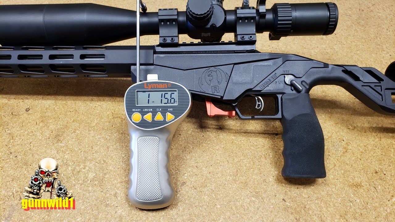 Trigger pull Thursday - Ruger Precision Rimfire - YouTube