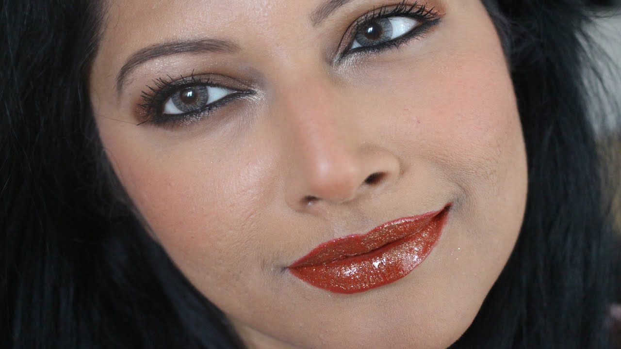 FALL/AUTUMN MAKEUP & DIY PAT MCGRATH GLITTER LIPS.