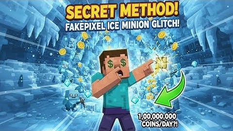 💰How to Earn Money🤑 Fast in FakePixel using Minions 💥💥 (Best Method 2025)