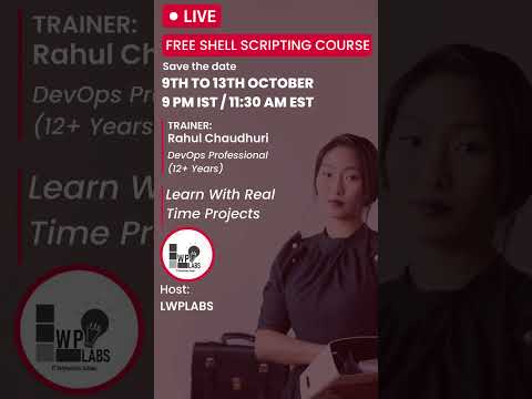 LwpLabs | Free Shell Scripting 5 Day Course | Shell Scripting | DevOps