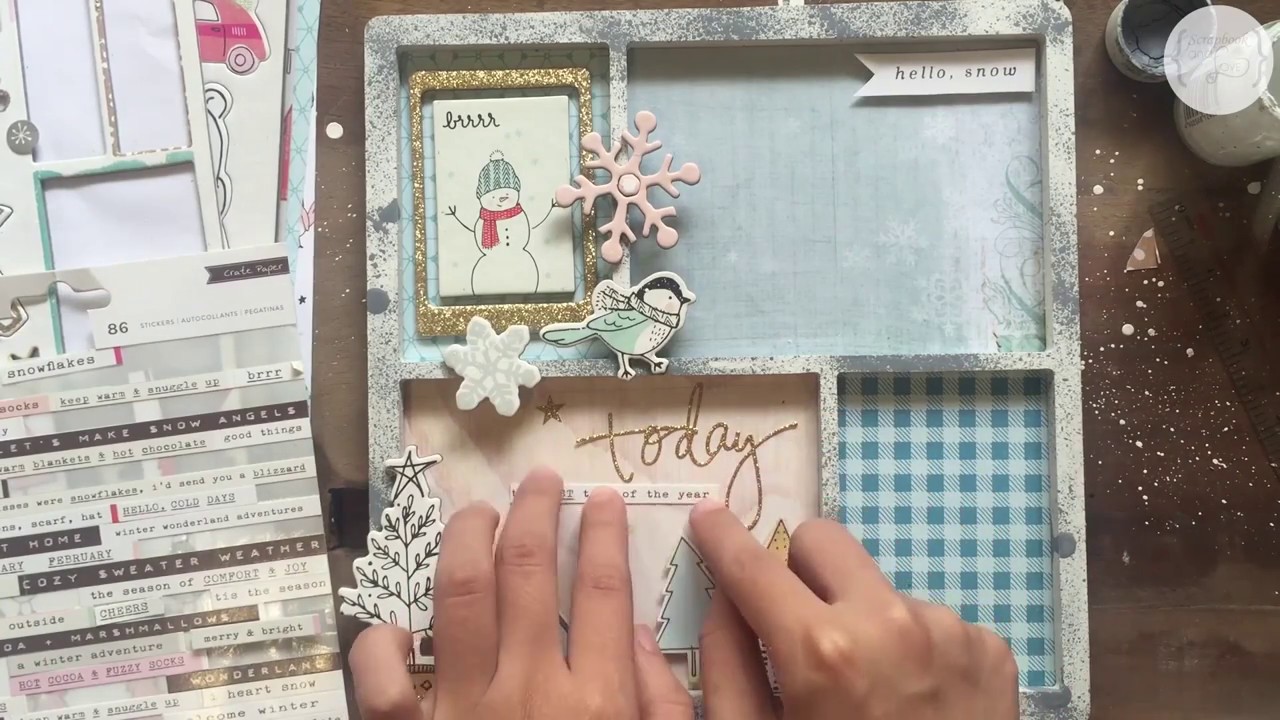 XMAS Frame tutorial [ Scrapbook and Love ] camera iphone 8 plus apk