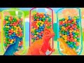 恐竜をカラフルボールの中から発掘？ 色遊び animekids アニメキッズ Colorful Dinosaurs in Many Colorful ball