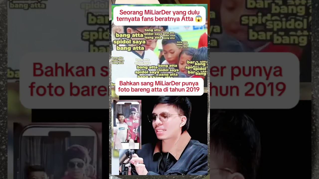 Seorang MiLiarder ternyata fans berat nya Atta 😱 