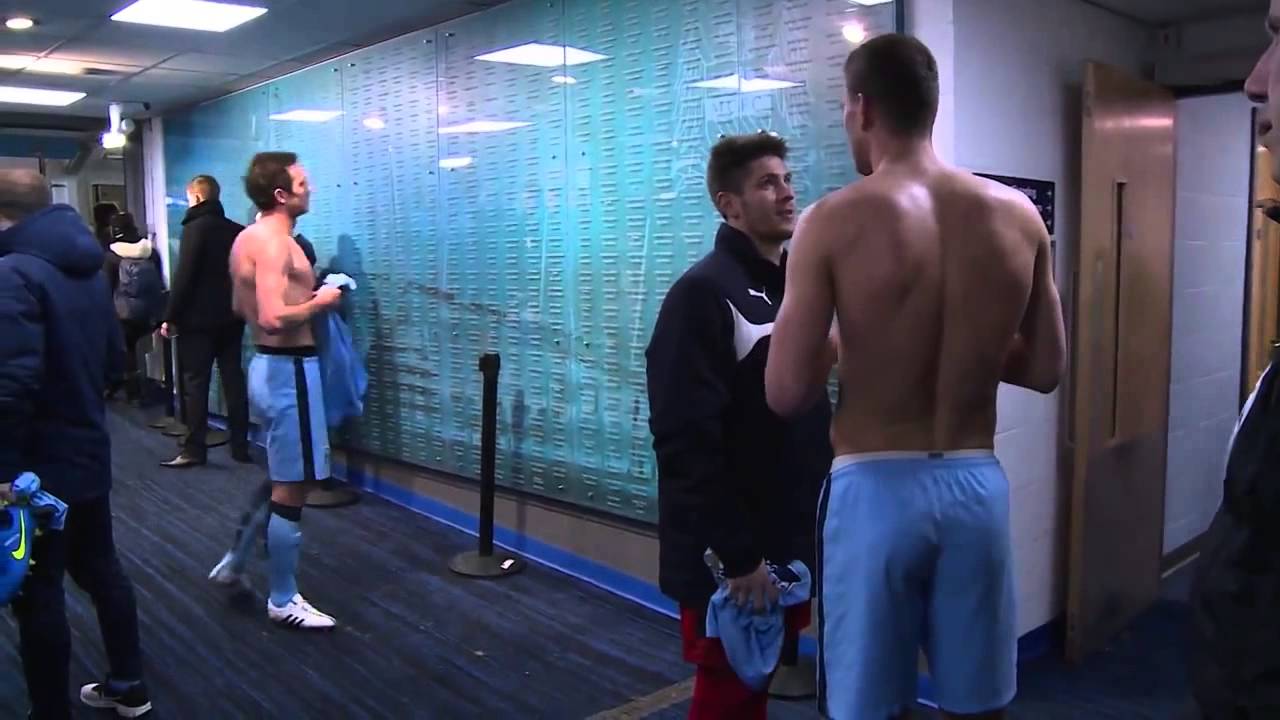 Edin Dzeko, Andrej Kramaric and Aleksandar Kolarov - Manchester City vs Leicester (4/3/2015)