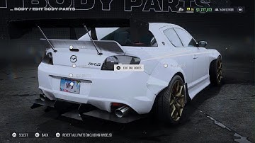 NFS Unbound 1000HP Mazda RX8 S+ Customization Gameplay