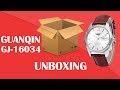 GUANQIN-GJ16034 Unboxing جعبه گشایی ساعت گوانچین