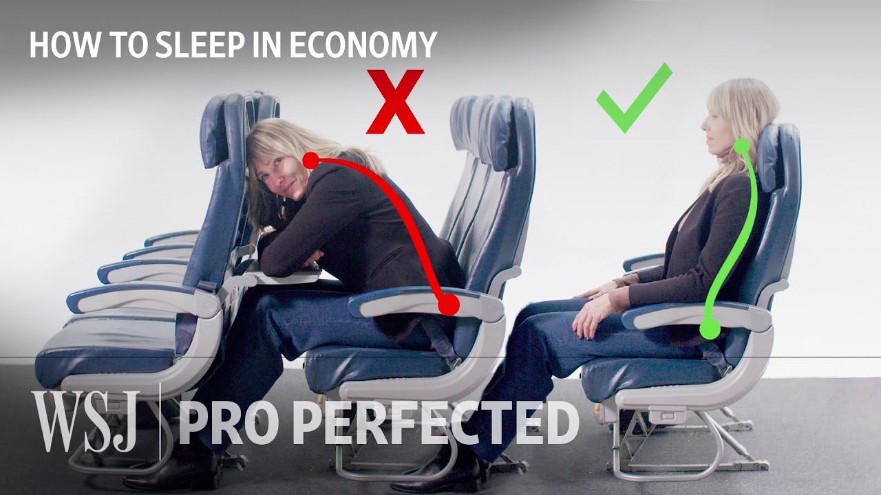 ⁣Ergonomics Expert Explains How to Sleep on a Plane | WSJ Pro TIp