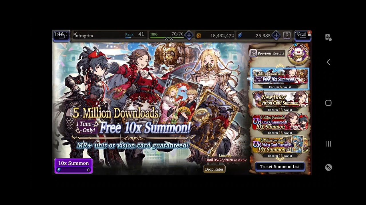 War Of The Visions FFBE: Pulling for Miranda