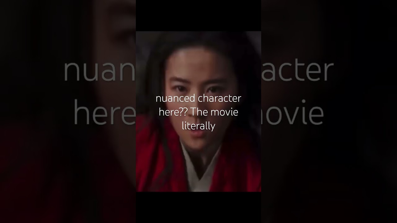 Disney Ruined Mulan. 