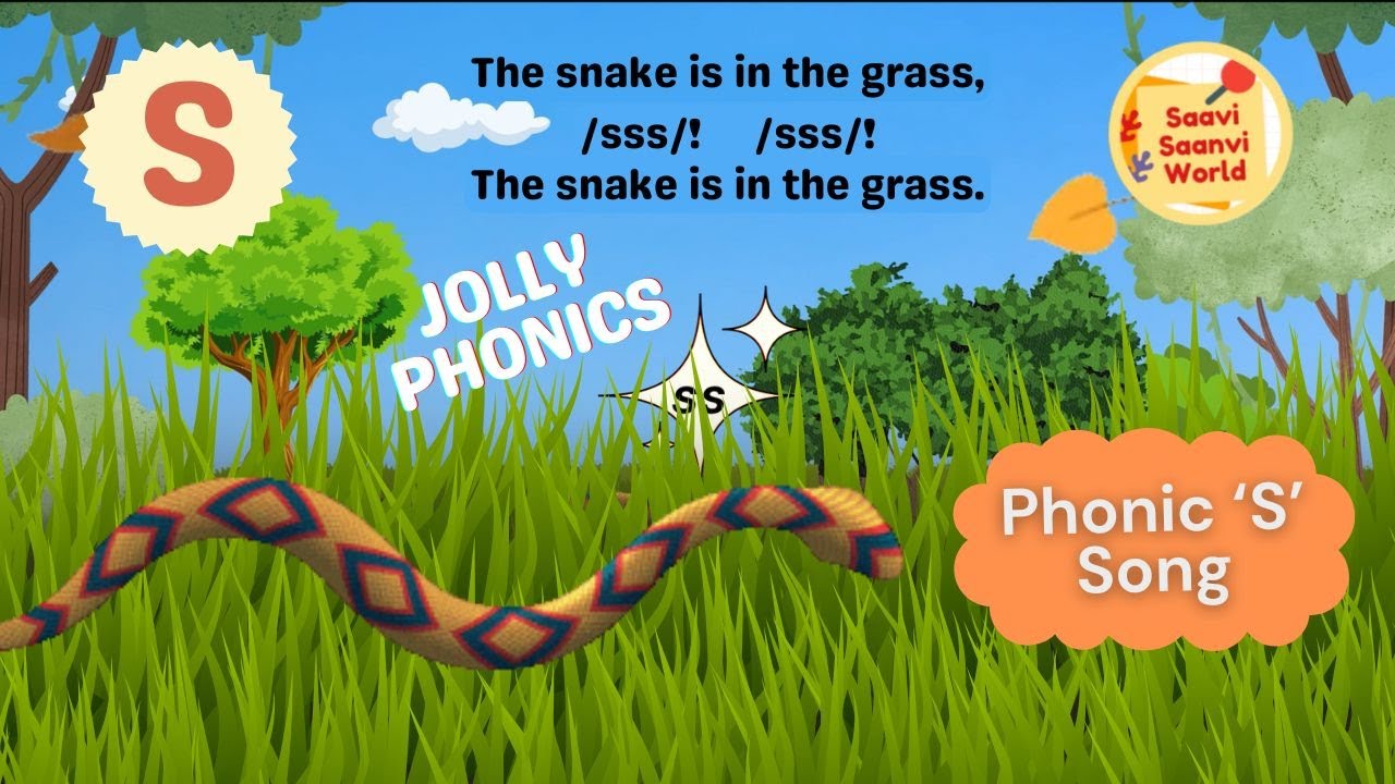 Jolly Phonics s song #jollyphonics #PhonicsFun #phonics #letterS