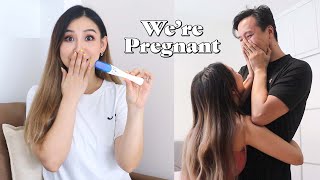 Finding Out I'm PREGNANT \& Telling My Husband