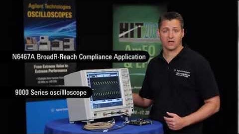 BroadR-Reach Compliance Application for Keysight Infiniium Oscilloscopes