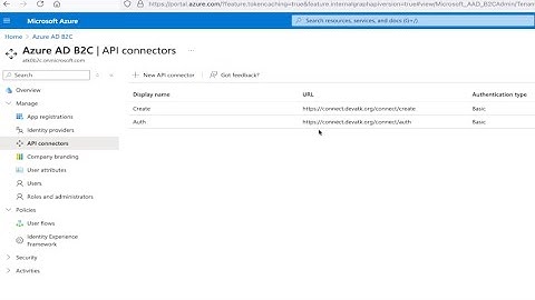 Azure AD B2C Api connectors. Demo 2 of 3