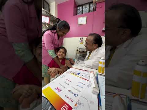 A child who enjoys vaccination.