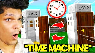 I Made &quot;TIME MACHINE&quot; In (MCPE) Hindi