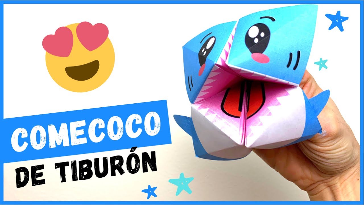 Comecocos de papel: tutorial