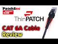 Examen du cble de raccordement patchsee thinpatch cat6a