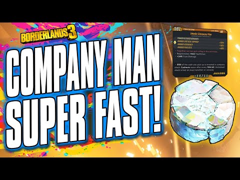 Borderlands 3 FASTEST COMPANY MAN Farm Best Artifact In The Game