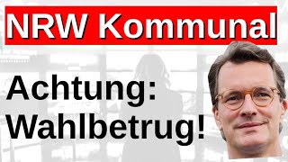Achtung: Wahlbetrug in NRW! Es gab schon Selbstanzeigen!