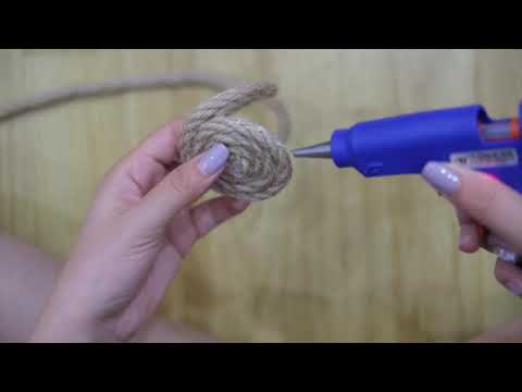 dây thừng trang trí tphcm Update New Làm gì mùa dịch? DIY thảm cói tròn từ dây thừng - DIY round carpet from recycable ropes