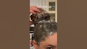 Saving my hair from chlorine or a soft launch to a buzz cut 🤨 #swimmer #asmr #myhair #asmrvideo