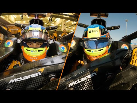 The MCL38 Takes To Track! Onboard Driver View With Oscar Piastri! | 2024 McLaren F1 Car
