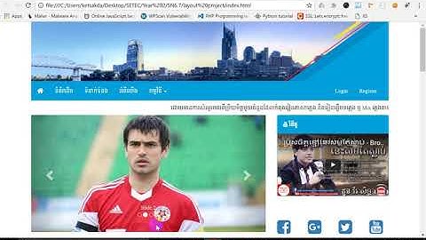 ASP.NET (MVC) 03 Cut HTML FrontEnd | ASP.NET | C# | រៀនASP.NET (MVC)