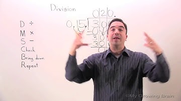 Decimal Division: Example 5 / My Growing Brain