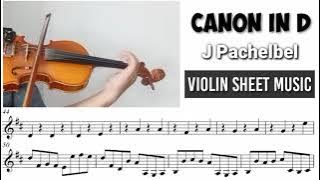 [Free Sheet] Canon In D - Pachelbel [Violin Sheet Music]