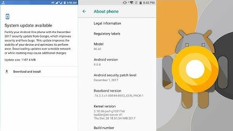 Xiaomi Mi A1 Oreo Stable 8.0 official with December 2017 Security Patch Update Starts Rolling out