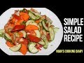 How To Make Simple Salad Recipes | Healthy Salad | Fresh Salad | Easy Salad For Lunch | Green Salad