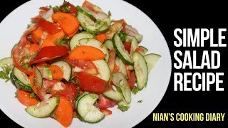 How to make simple salad recipes, healthy salad, fresh easy for lunch,
green nian's cooking diary. heal...