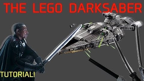 The Lego Darksaber: Lego