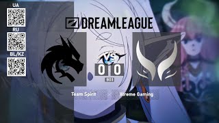 Team Spirit vs. Xtreme Gaming - DreamLeague Season 22 - Playoff LB - BO3 @4liver