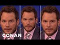 Chris Pratt’s Three Faces Of “Jurassic World” Acting  - CONAN on TBS