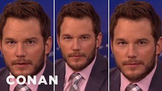 Chris Pratt’s Three Faces Of “Jurassic World” Acting  - CONAN on TBS