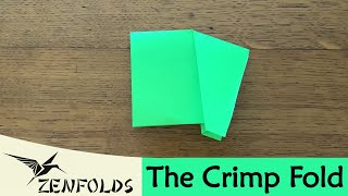 Origami Crimp Fold Technique | Zenfolds