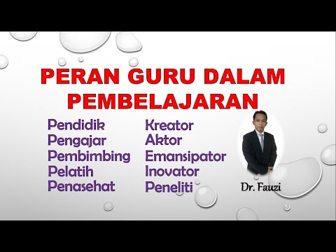 Video: Siapa yang berperan sebagai guru dalam peran sebagai orang tua?