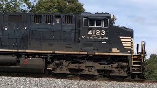 NS 4123 Leads A Southbound Stack And Autorack Train With A Nice K5LLA